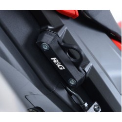Caches-orifice repose-pieds R&G RACING noir Honda CBR1000RR 2017-2019