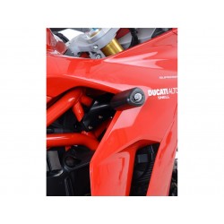 Tampons de protection R&G RACING Aero sans percage Ducati 937 Supersport 2017-2020