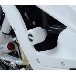 Tampons de protection R&G RACING Aero Race blanc BMW S1000RR 2010-2018
