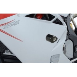 Tampons de protection R&G RACING Aero blanc MV Agusta F4 1000R 2010-2018