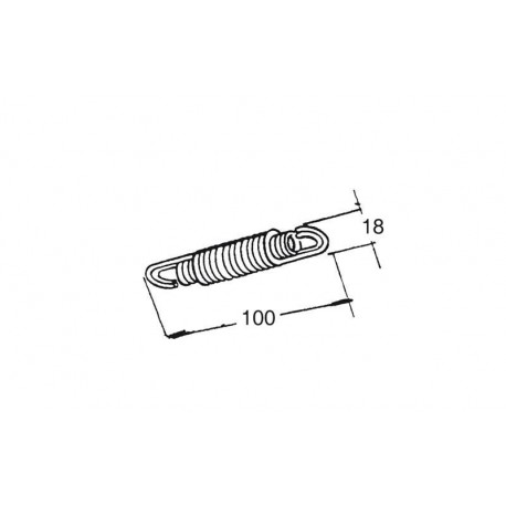 Ressort De Béquille Pour Moto - Longueur 12,5 Cm, Diamètre Fil 3,5 Mm - Acier Résistant, Remplacement Facile - Compatible CBT