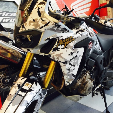 Kit déco CAMOUFLAGE HONDA CRF 1000 L AFRICA TWIN 2016-2018