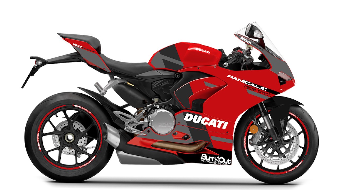 Kit autocollant à personnalisé pour Ducati Panigale V4
