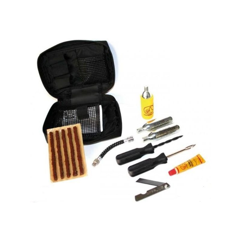 Kit réparation pour pneu moto tubeless - La Bécanerie