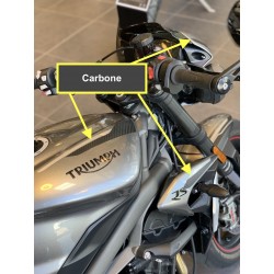 Kit déco carbone TRIUMPH 765 STREET TRIPLE RS 2020-2021