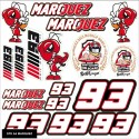 Planche autocollants A4 MARC MARQUEZ