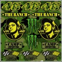 Planche autocollants A4 ROSSI VR46 MONSTER CAMO