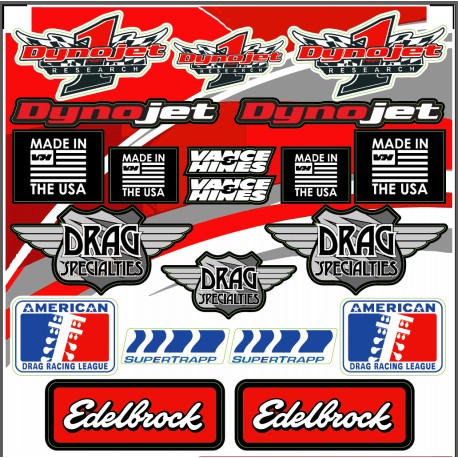 Planche autocollants A4 DYNOJET