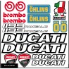 Planche autocollants A4 DUCATI 0