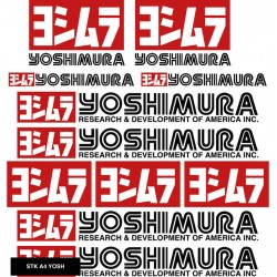 Planche autocollants A4 YOSHIMURA