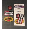 Lot de 6 autocollants TT ISLE OF MAN 0