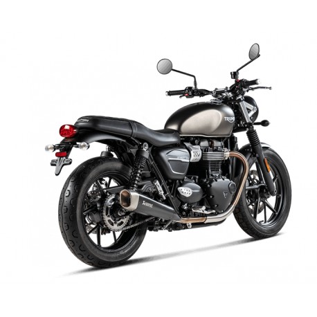 Echappement moto AKRAPOVIC TRIUMPH STREET TWIN 900 2016-2020
