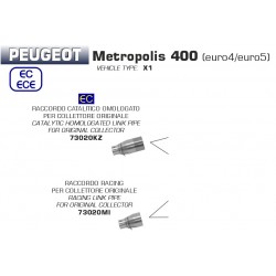 Raccord Collecteur d'Echappement racing ARROW PEUGEOT 400 METROPOLIS 2017-2021