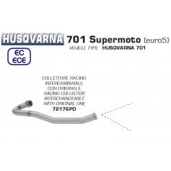 Collecteur d'Echappement ARROW HUSQVARNA 701 SUPERMOTO 2021-2023