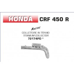 Collecteur racing d'Echappement ARROW HONDA CRF450R -2023