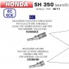 Collecteur d'echappement ARROW HONDA SH 350 2021 à 2023 0