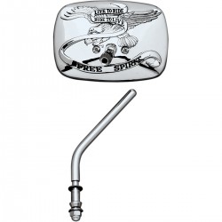 Retroviseur moto chromé live to ride HARLEY DAVIDSON