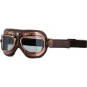 Lunettes moto RETRO CLASSIC teinté marron