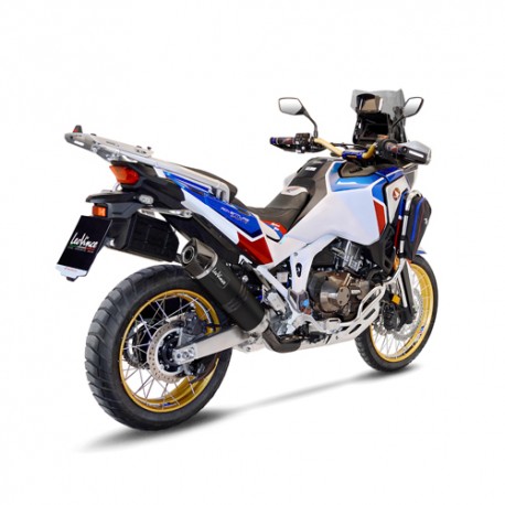 Echappement LEOVINCE LV ONE inox noir HONDA CRF 1100 AFRICA TWIN 2020-2021