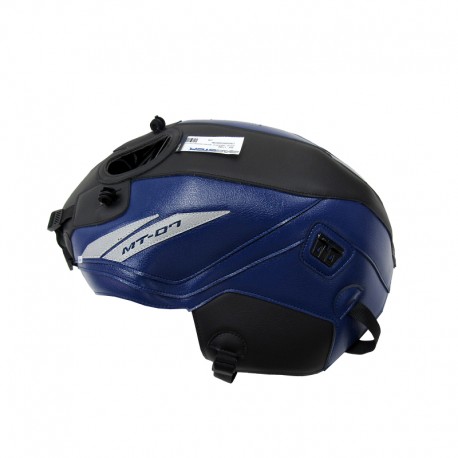 Tapis de reservoir BAGSTER YAMAHA MT-07 2020 NOIR MAT GRAINE/BALTIQUE/DECO GRIS CLAIR