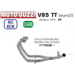 Collecteur racing d'Echappement ARROW MOTO GUZZI V85TT 2021-2023 EURO 5