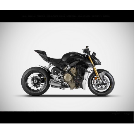 Echappement Zard Compensated Ducati Streetfighter V4