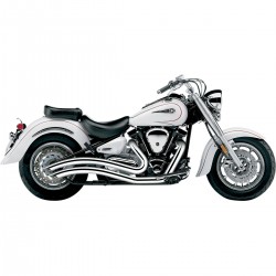 Ligne d'Echappement COBRA SPEEDSTER SWEPT YAMAHA XV 1600 WILD STAR XV 1700 ROAD STAR