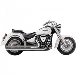 Ligne d'Echappement COBRA SPEEDSTER PowerPort long YAMAHA XV 1700 ROAD STAR 2008-2014