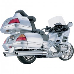 Echappement COBRA CLASSIC HONDA GL 1800 GOLDWING 2001-2011 avec embout échancré chromé