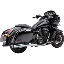 Echappement COBRA CLASSIC KAWASAKI VN 1700 2009-2019 avec embout échancré chromé