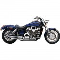 Ligne d'Echappement COBRA SLASH CUT TIPS HONDA VTX 1800 2001-2008