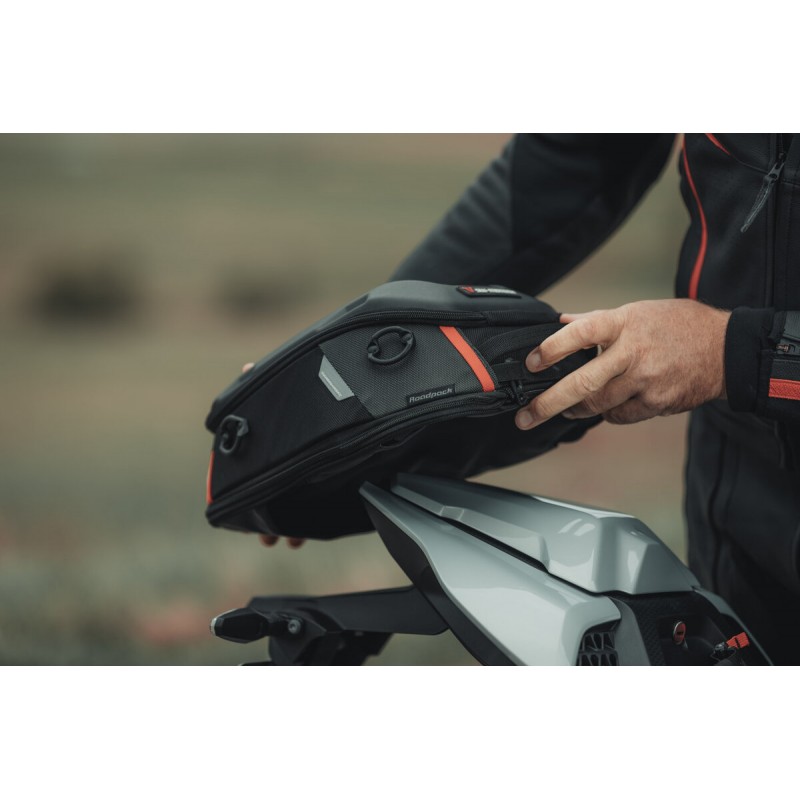 Sacoche de selle moto de chez sw motech La Rearbag bagagerie moto sw motech  chez equip'moto