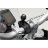Kit boule 1" support guidon moto. Pour guidon Ø 22 / 28 mm, 2,5 cm 1