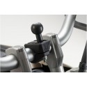 Kit boule 1" support guidon moto. Pour guidon Ø 22 / 28 mm, 2,5 cm