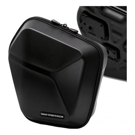Valise latérale moto SW MOTECH URBAN ABS 16,5 litres. Plastique rigide ABS