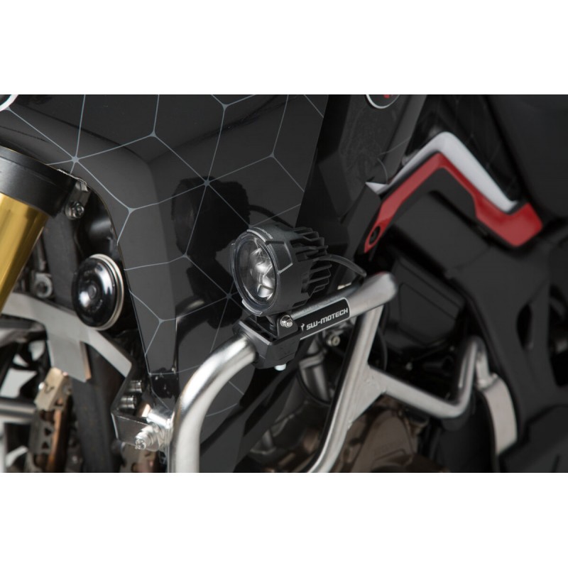 Kit feux longue portée sw motech pour moto + fixations vendu par paire  accessoires moto sw motech