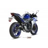 Ligne d'Echappement MIVV MK3 YAMAHA YZF-R3 2015-2021 MT-03 2016-2021 2