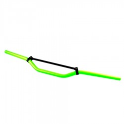 Guidon moto type Cross en alu fluo