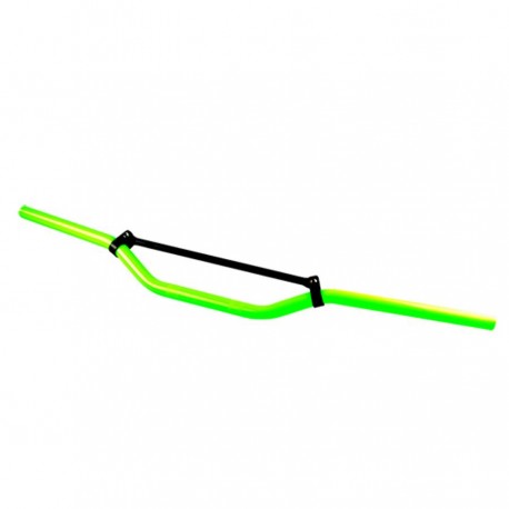 Guidon moto type Cross en alu fluo