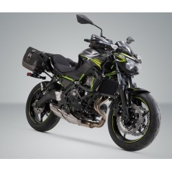 Kit sacoche latérale SW MOTECH Legend Gear LC  Black Edition KAWASAKI Z650 2016-2021