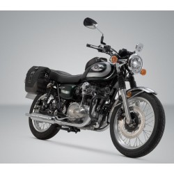 Kit sacoche latérale SW MOTECH Legend Gear LC  Black Edition KAWASAKI W800 2018-2024