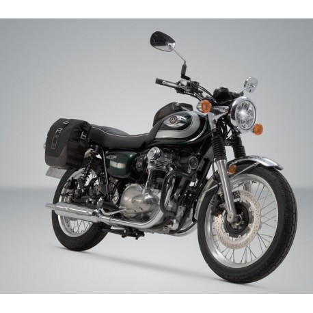 Kit sacoche latérale SW MOTECH Legend Gear LC - Black Edition KAWASAKI W800 2018-2021