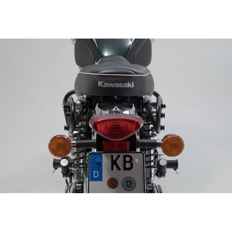 Legend Gear sacoche lat rale moto vintage KAWASAKI W800 bagagerie