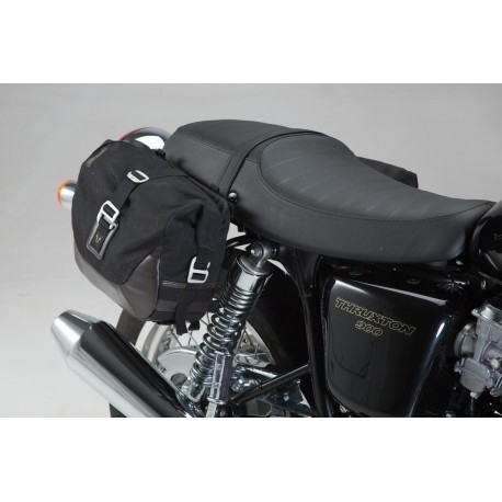 Legend Gear sacoche latérale moto vintage TRIUMPH 865 BONNEVILLE 900  THRUXTON bagagerie moto sw motech chez equip'moto