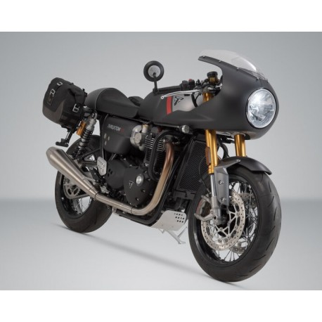 Kit sacoche latérale SW MOTECH Legend Gear LC - Black Edition TRIUMPH 1200 THRUXTON RS 2019-2021