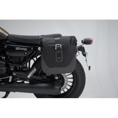 Kit sacoche latérale SW MOTECH Legend Gear LC - Black Edition MOTO GUZZI V9 BOBBER V9 ROAMER 2015-2021