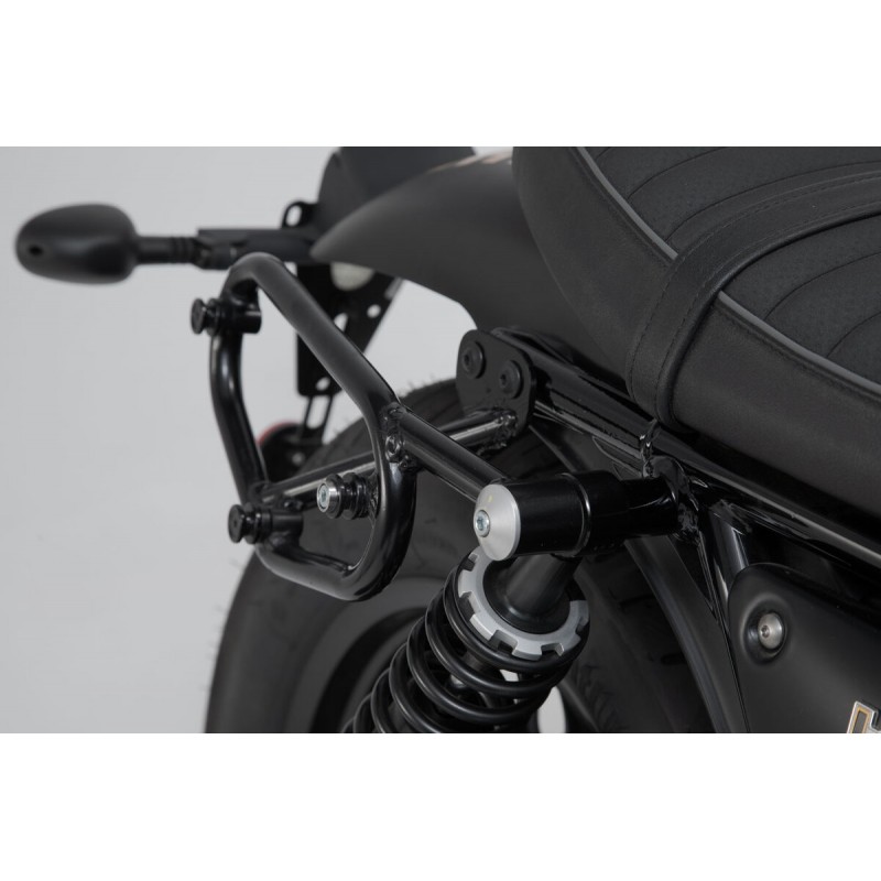 Sacoche latérale d'origine, noire pour Moto Guzzi V7 III / V9 Bobber /  Roamer / Audace