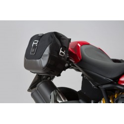 Kit sacoche latérale SW MOTECH Legend Gear LC  Black Edition DUCATI 821 MONSTER 1200 MONSTER
