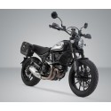 Kit sacoche latérale SW MOTECH Legend Gear LC - Black Edition DUCATI 800 SCRAMBLER ICON / FULL THROTTLE / CAFE RACER