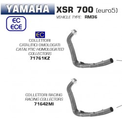 Collecteur d'Echappement catalysé ARROW YAMAHA XSR 700 2021-2023
